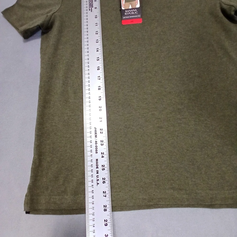 Banana Republic Men's‎ Luxe Touch Performance Polo Shirt, Green, Size M